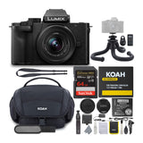 Panasonic DC-G100KK LUMIX G100 4K Mirrorless Vlogging Camera with 12-32mm Lens and 64GB SD Card Bundle