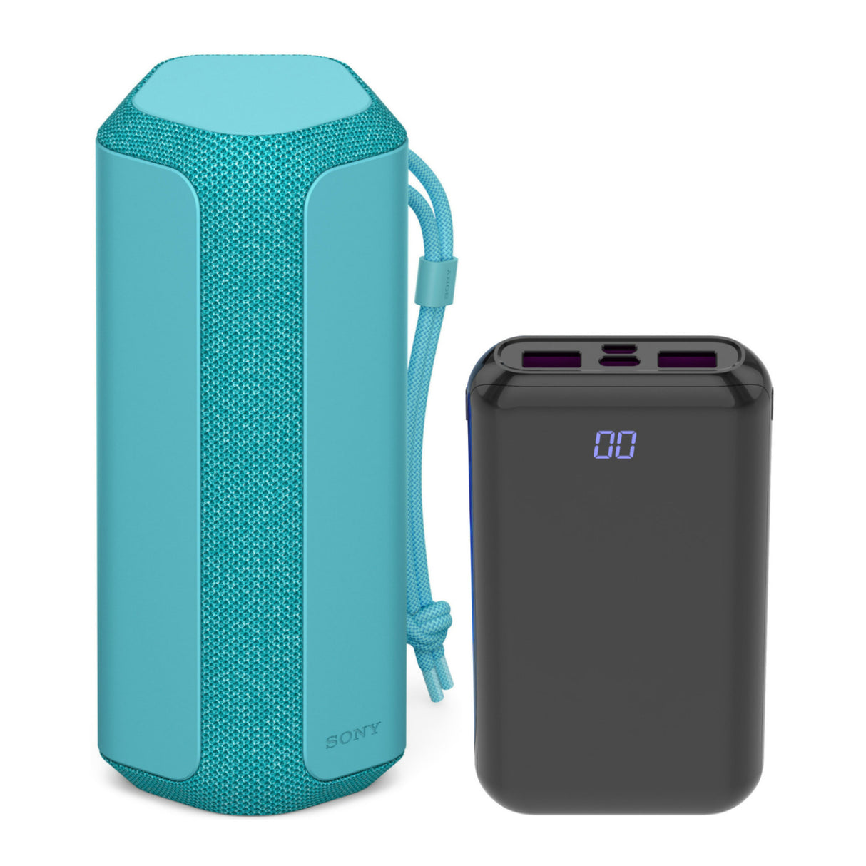 Sony SRS-XE200 X-Series Wireless Ultra Portable Bluetooth Speaker (Blue) with Battery Pack