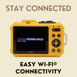 Kodak PIXPRO WPZ2 Rugged Waterproof 16MP Digital Camera with 4x Optical Zoom Bundle