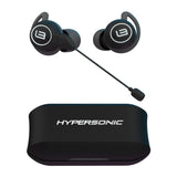 LinearFlux Hypersonic Game Bluetooth Gaming Earbuds with Detachable Gaming Boom Mic