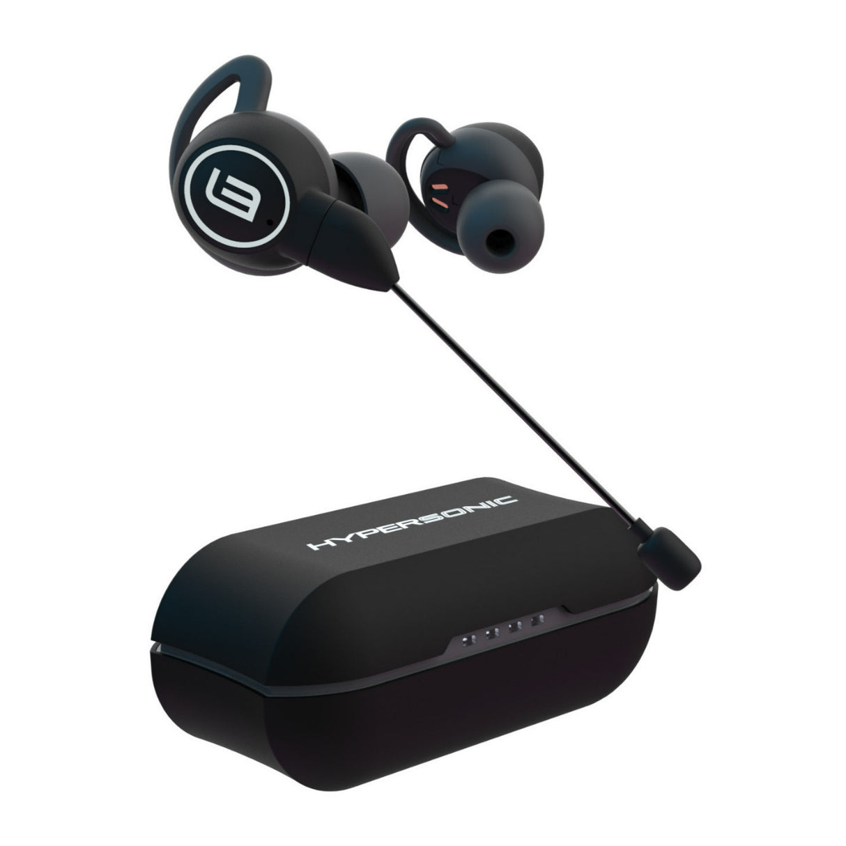 LinearFlux Hypersonic Game Bluetooth Gaming Earbuds with Detachable Gaming Boom Mic