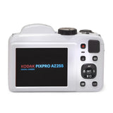 Kodak PIXPRO AZ255 Astro Zoom 16MP Digital Camera (White) with 64GB Memory Card and Accessory Bundle
