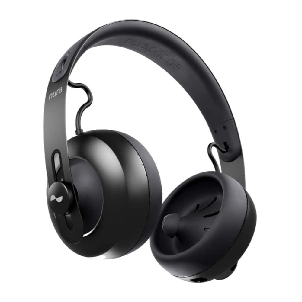 Nuraphone Noise-Canceling Wireless Bluetooth In-Ear and Over-Ear Headphones (Black)