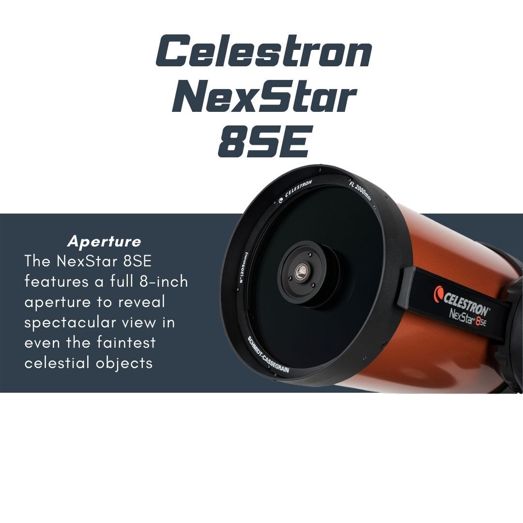 Celestron NexStar 8SE Schmidt-Cassegrain Computerized Telescope and Eyepiece Accessory Bundle