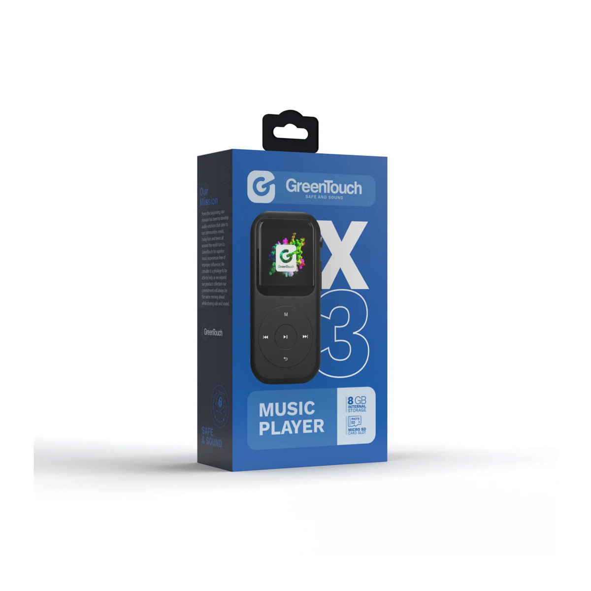 Greentouch X3 32GB Kosher MP3 Player with Touch Buttons  (Black)