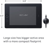 Wacom PTH860 Intuos Pro Creative Pen Tablet (Black, Large)