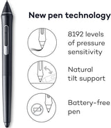 Wacom PTH860 Intuos Pro Creative Pen Tablet (Black, Large)