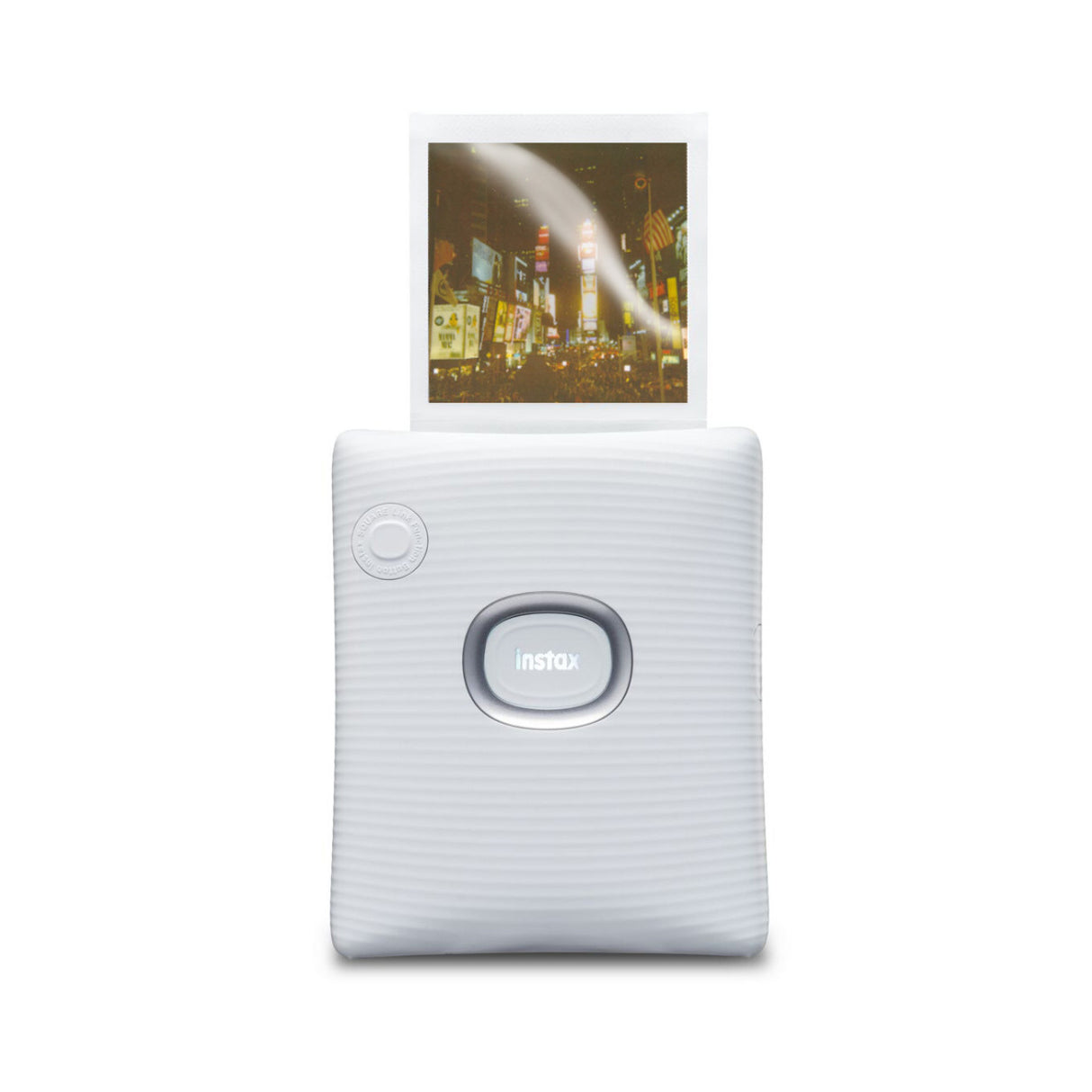Fujifilm INSTAX Square Link Instant Printer (White) w/Instax Film Kit Bundle
