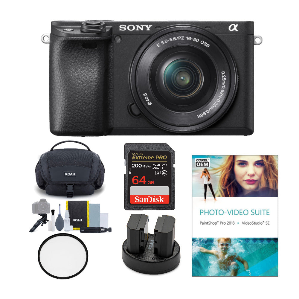 Sony Alpha a6400 Essentials Bundle