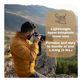 Sigma 150-600mm f/5-6.3 DG OS HSM Contemporary Lens for Nikon with USB Dock and 64GB SD Cards Bundle