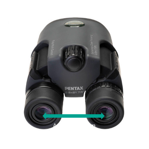 Pentax Papilio II 8.5x21 Porro Prism Binoculars with Harness and Lens Pen