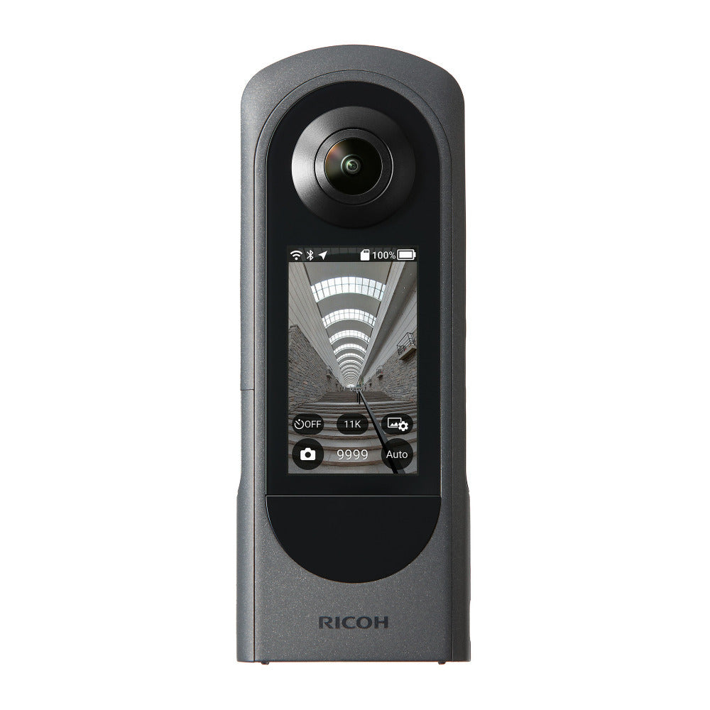 Ricoh THETA X 360-Degree Camera with 5 TB Portable Hard Drive, Gadget Bag with Accessory Kit