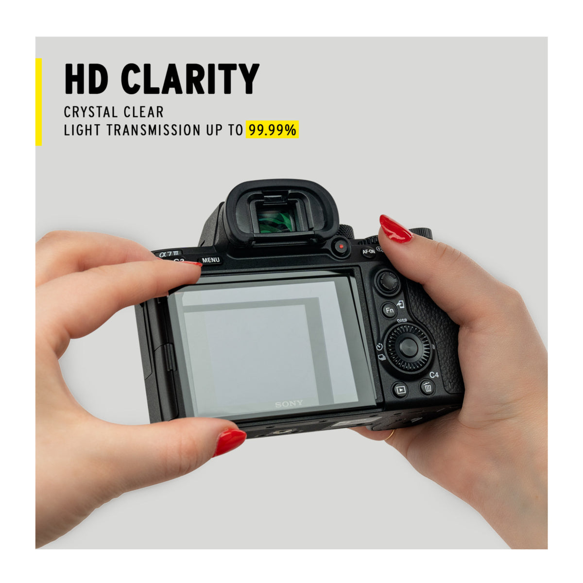 Koah LCD Ultra Armor Screen Protector for Sony a1, a7 II, a7 III, a7R IV and More