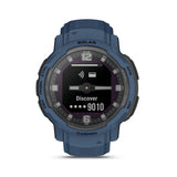 Garmin Instinct Crossover Solar Standard Edition Hybrid Smartwatch (Tidal Blue)