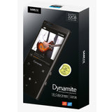 Samvix Dynamite 32GB Kosher MP3 Player with Bluetooth, Touch Buttons, and Voice Recorder (Black)