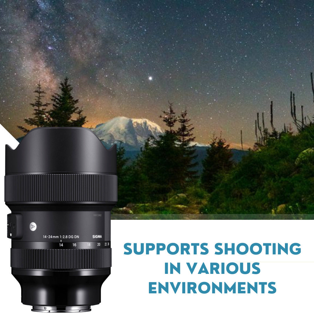 Sigma 14-24mm f/2.8 DG DN Art Lens for Sony E-Mount with 1TB Hard Drive and 64GB SD Card Bundle
