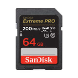 SanDisk 64GB Extreme PRO 200MB/s SDXC UHS-I Memory Card Bundle with Card Reader