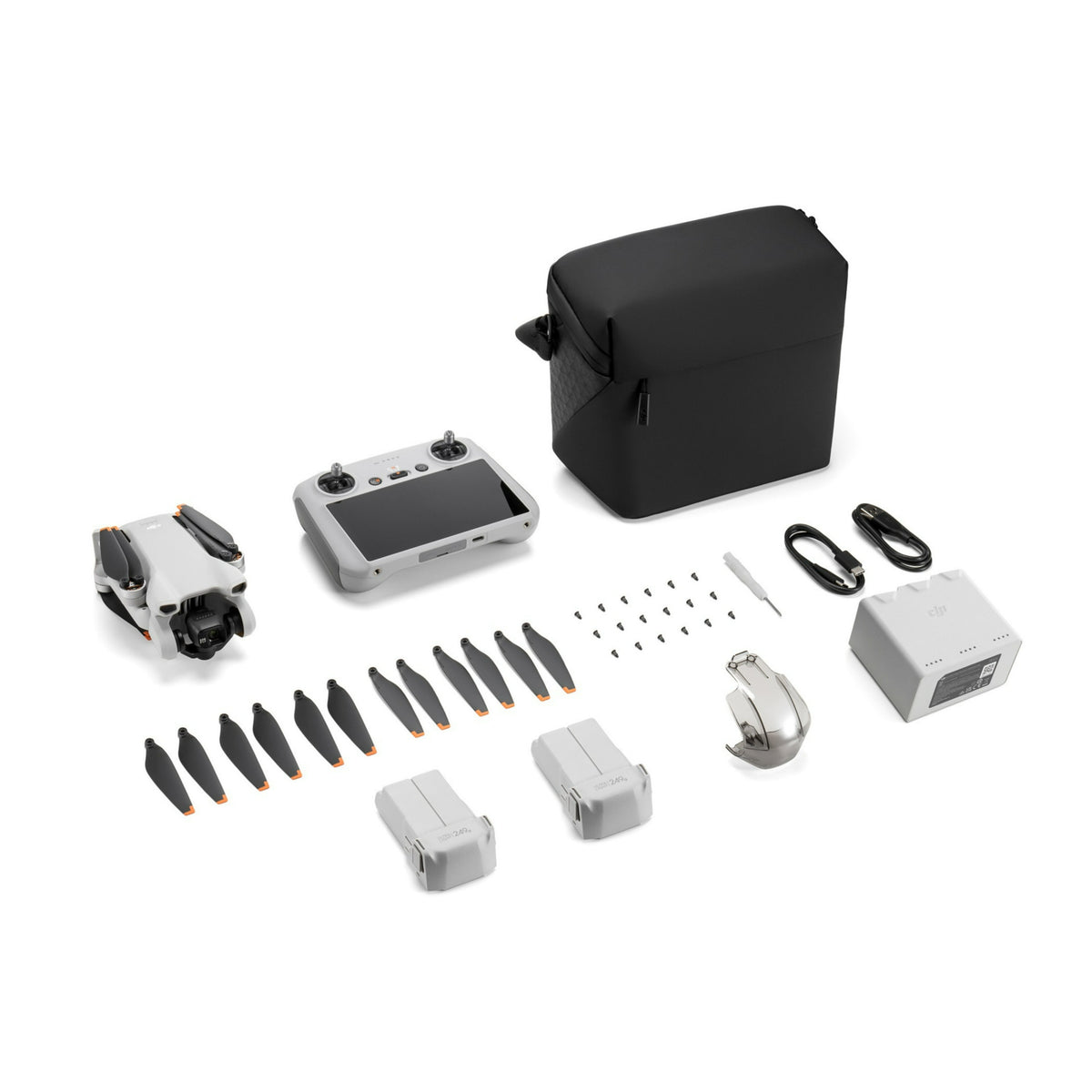DJI Mini 3 Camera Drone with DJI RC Remote Controller (Fly More Combo) (Open Box)
