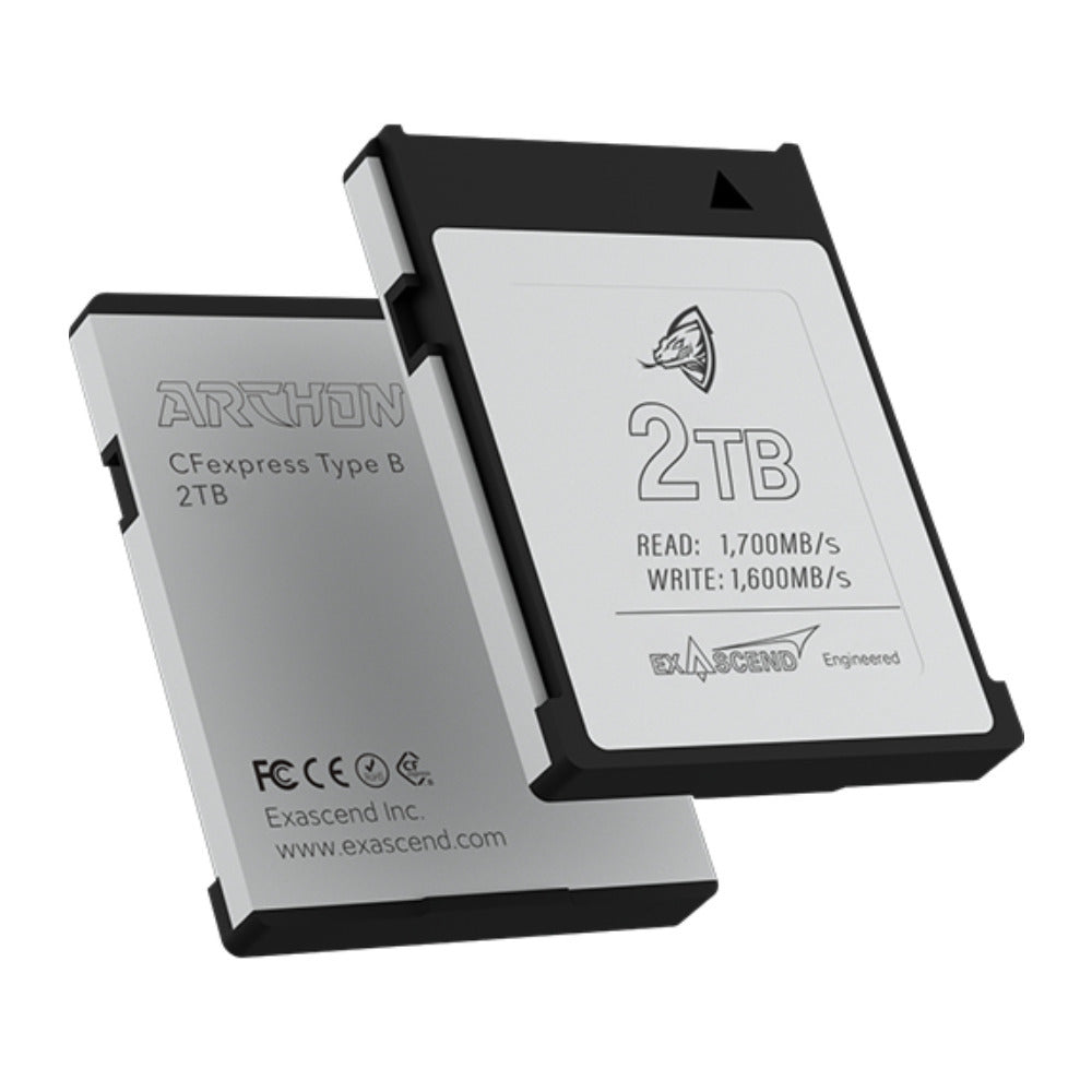 Exascend 2TB Archon CFexpress Type B Memory Card for RED V-RAPTOR