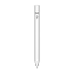 Logitech Crayon Digital Pencil for iPad 6-10 Generation with USB-C Port (Silver)