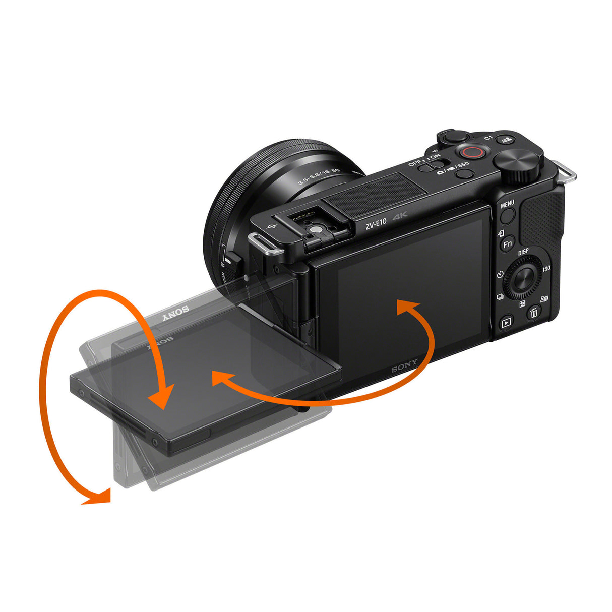 Sony Alpha ZV-E10 APS-C Mirrorless with 16-50mm Lens (Black) Bundle with Content Creator Kit