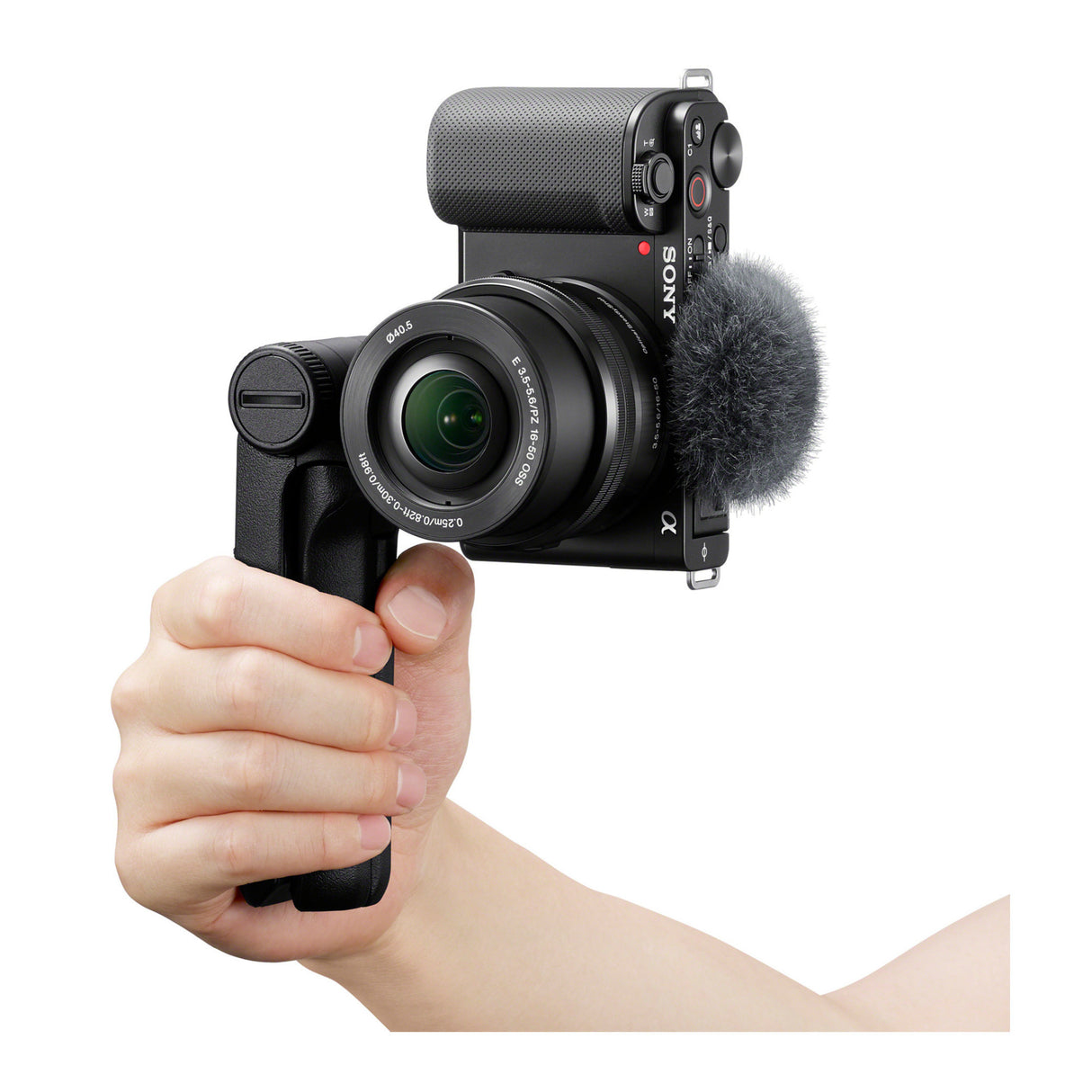 Sony Alpha ZV-E10 APS-C Mirrorless with 16-50mm Lens (Black) Bundle with Content Creator Kit