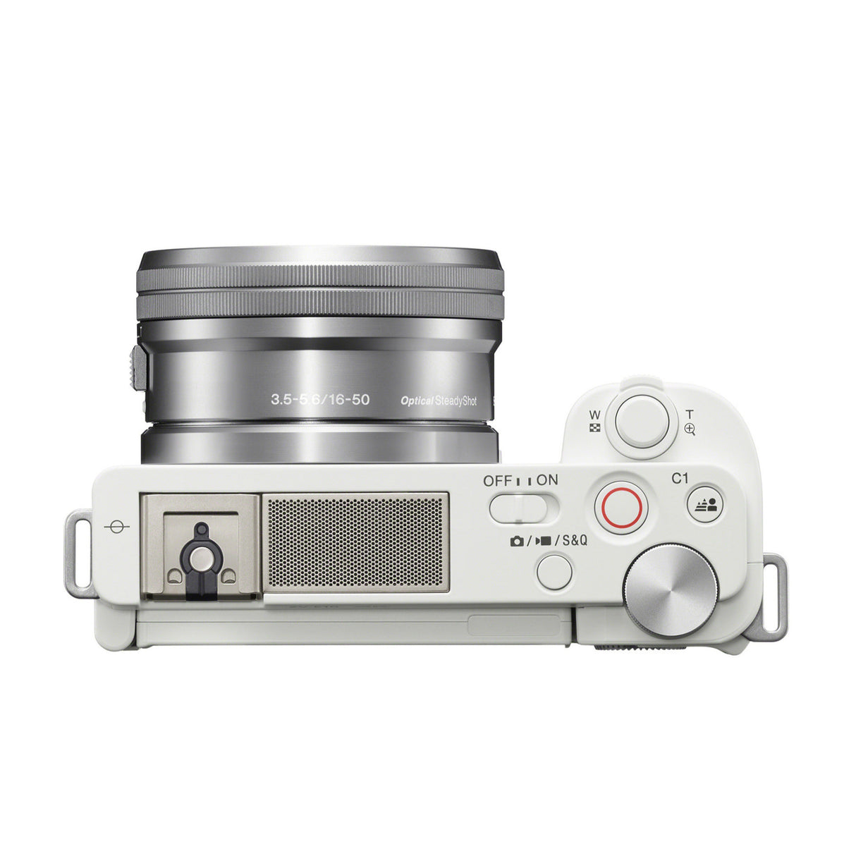 Sony Alpha ZV-E10 APS-C Mirrorless Vlog Camera (White) with 16-50mm Lens With Content Creator Kit