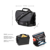 Tenba DNA 9 Slim Messenger Bag (Black)