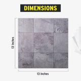 Koah Photography Backdrop Boards with Tote Bag (13 x 13-Inch Set with 7 Designs)