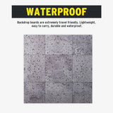 Koah Photography Backdrop Boards with Tote Bag (13 x 13-Inch Set with 7 Designs)