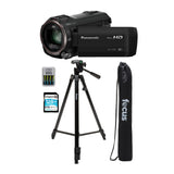 Panasonic HC-V785K Full HD Video Camera Camcorder with 20x Optical Zoom with Tripod Stand Bundle