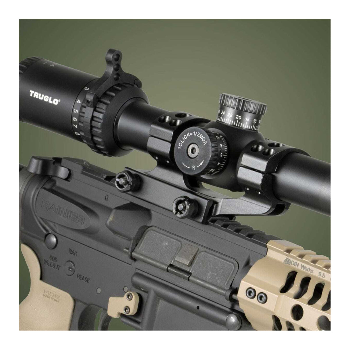 TruGlo OMNIA 30mm 1-4x Precision Rifle Scope (Open Box)