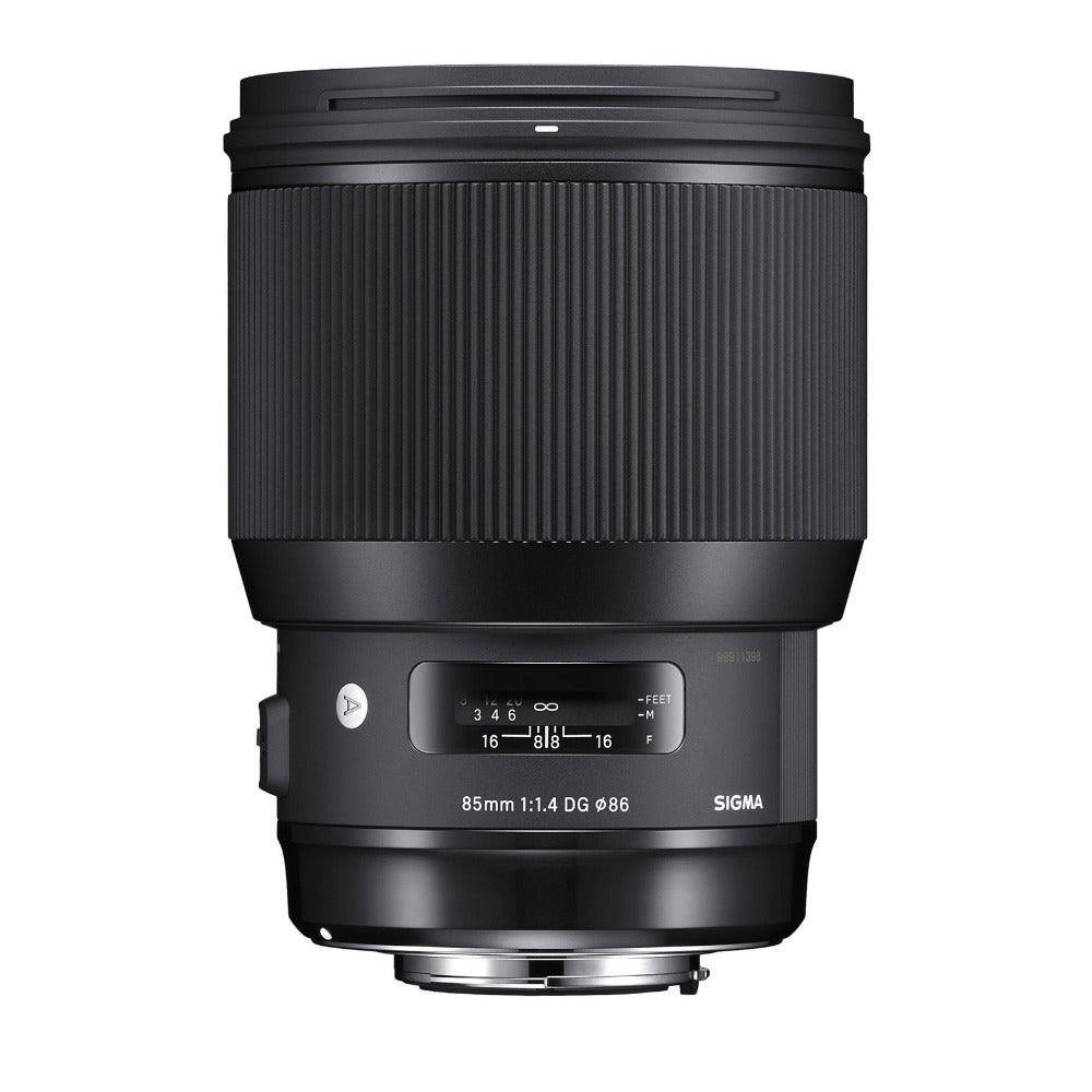 Sigma 85mm f/1.4 DG HSM Art Lens for Nikon F with USB Dock, Camera Bag and 64GB Memory Cards