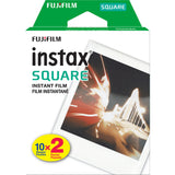Fujifilm INSTAX Square Link Instant Printer (Green) With Film Kit and Twin Pack