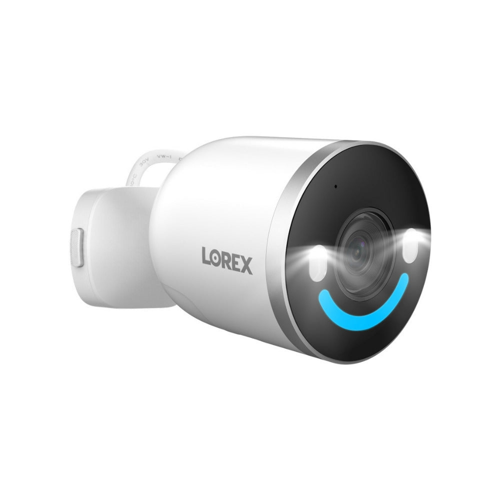 Lorex 4K Spotlight Indoor Outdoor Wi-Fi 6 Security Camera with Smart Security Lighting