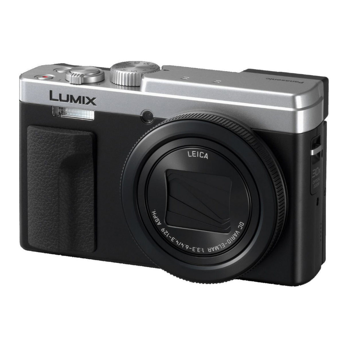 Panasonic DC-ZS80 Travel Zoom Lens Digital Camera with 3-Inch OLED Screen (Silver)
