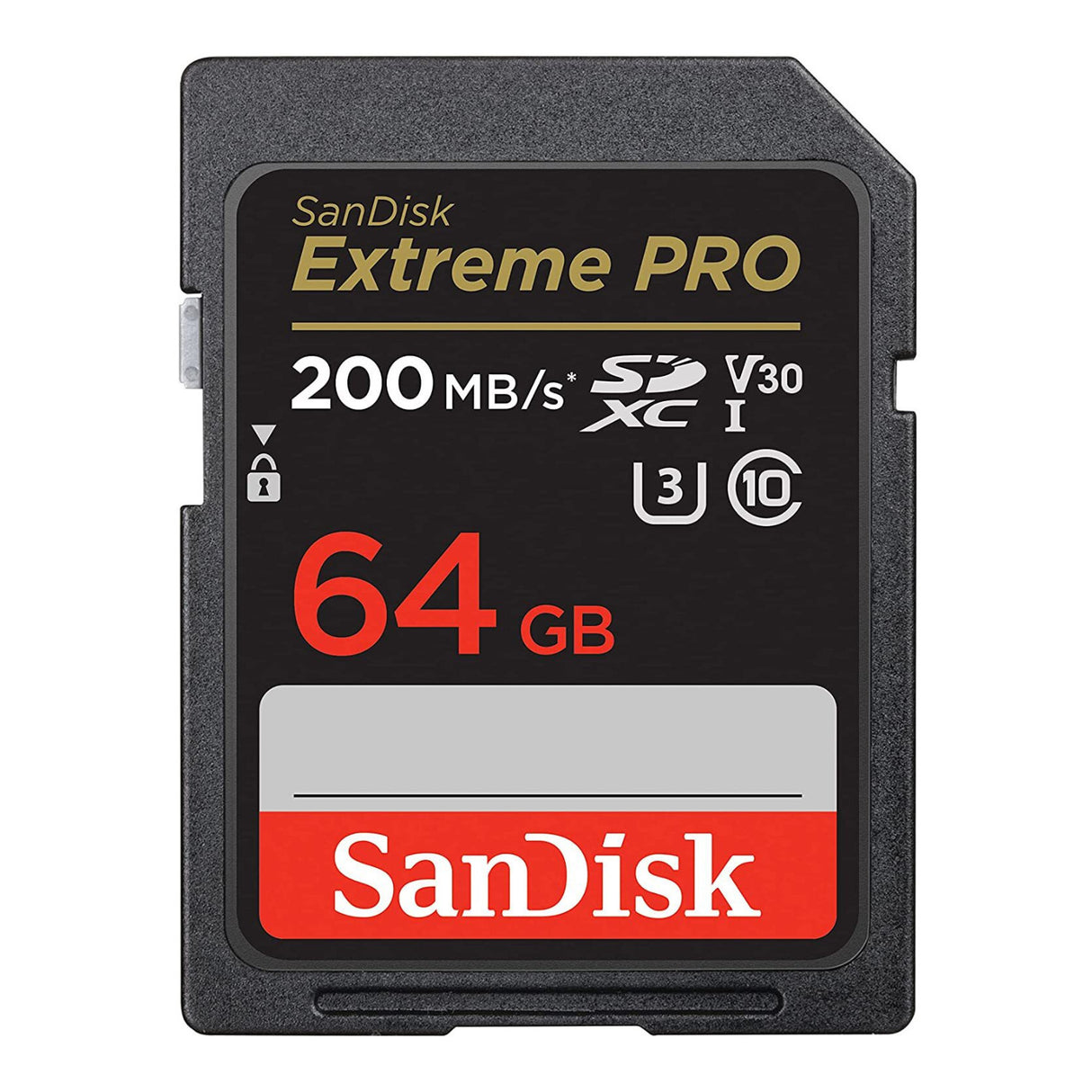 SanDisk 64GB Extreme PRO 200MB/s UHS-I SDXC Memory Card Bundle with Portable Security Case