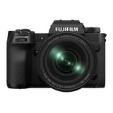 Fujifilm X-H2 40 MP Body with XF16-80mm F4 R OIS WR Lens (Black) with Batteries, Memory Card Bundle
