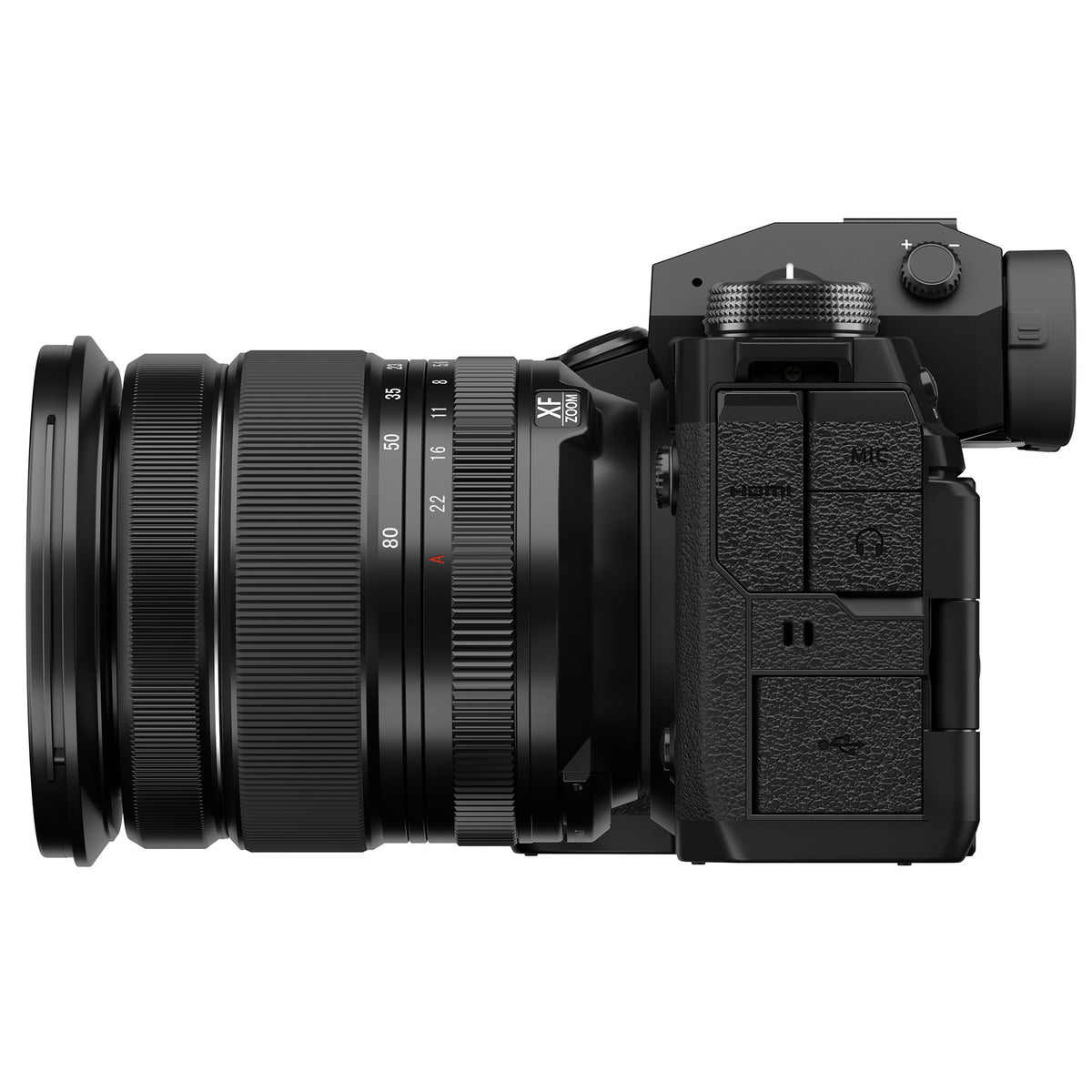 Fujifilm X-H2 40 MP Body with XF16-80mm F4 R OIS WR Lens (Black) with Batteries, Memory Card Bundle