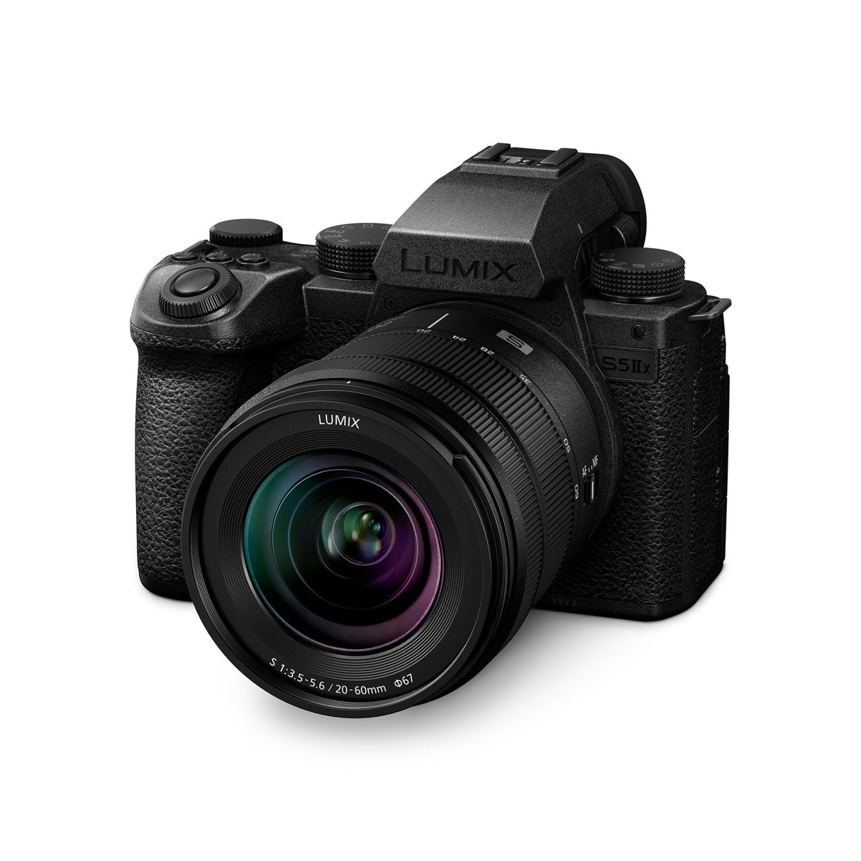 Panasonic Lumix S5 IIX 24.2MP Full Frame Mirrorless Camera with 20-60mm Lens, and Phase Hybrid AF