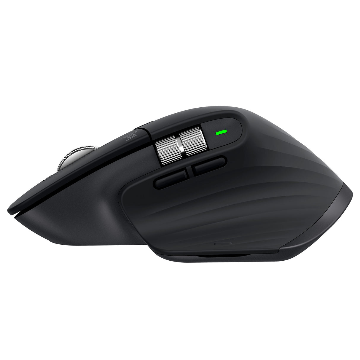 Logitech MX Master 3S Mouse (Black) Bundle with MX Palm Rest and 4-Port USB Hub