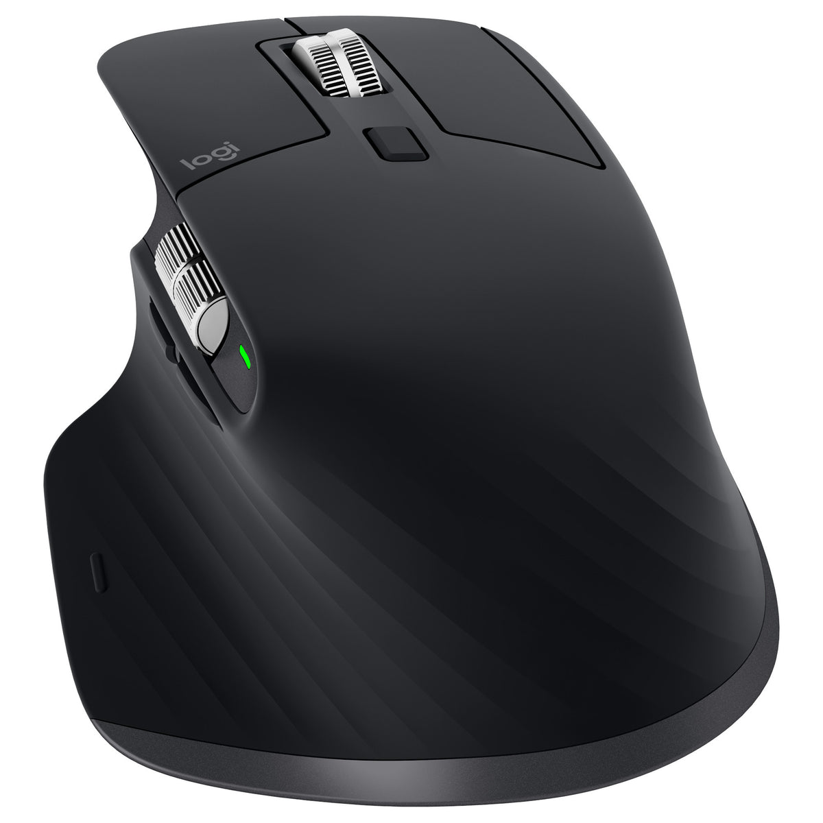 Logitech MX Master 3S Mouse (Black) Bundle with MX Palm Rest and 4-Port USB Hub