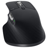 Logitech MX Master 3S Mouse (Black) Bundle with MX Palm Rest and 4-Port USB Hub