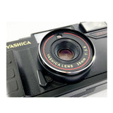 YASHICA MF-2 Super 35mm Film Camera with 38mm f/3.8 Lens by Kokoti (Black)