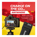 Focus Replacement Rechargeable Lithium-Ion Battery and Travel Charger for Canon NB-10L