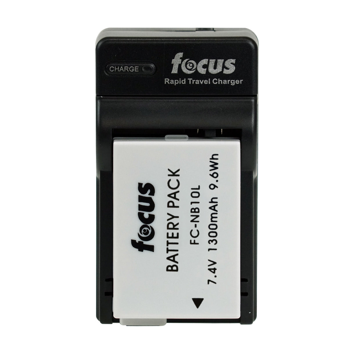 Focus Replacement Rechargeable Lithium-Ion Battery and Travel Charger for Canon NB-10L