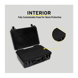 Koah Weatherproof Hard Case with Customizable Foam (18 x 14 x 7 Inch, 2-Pack)
