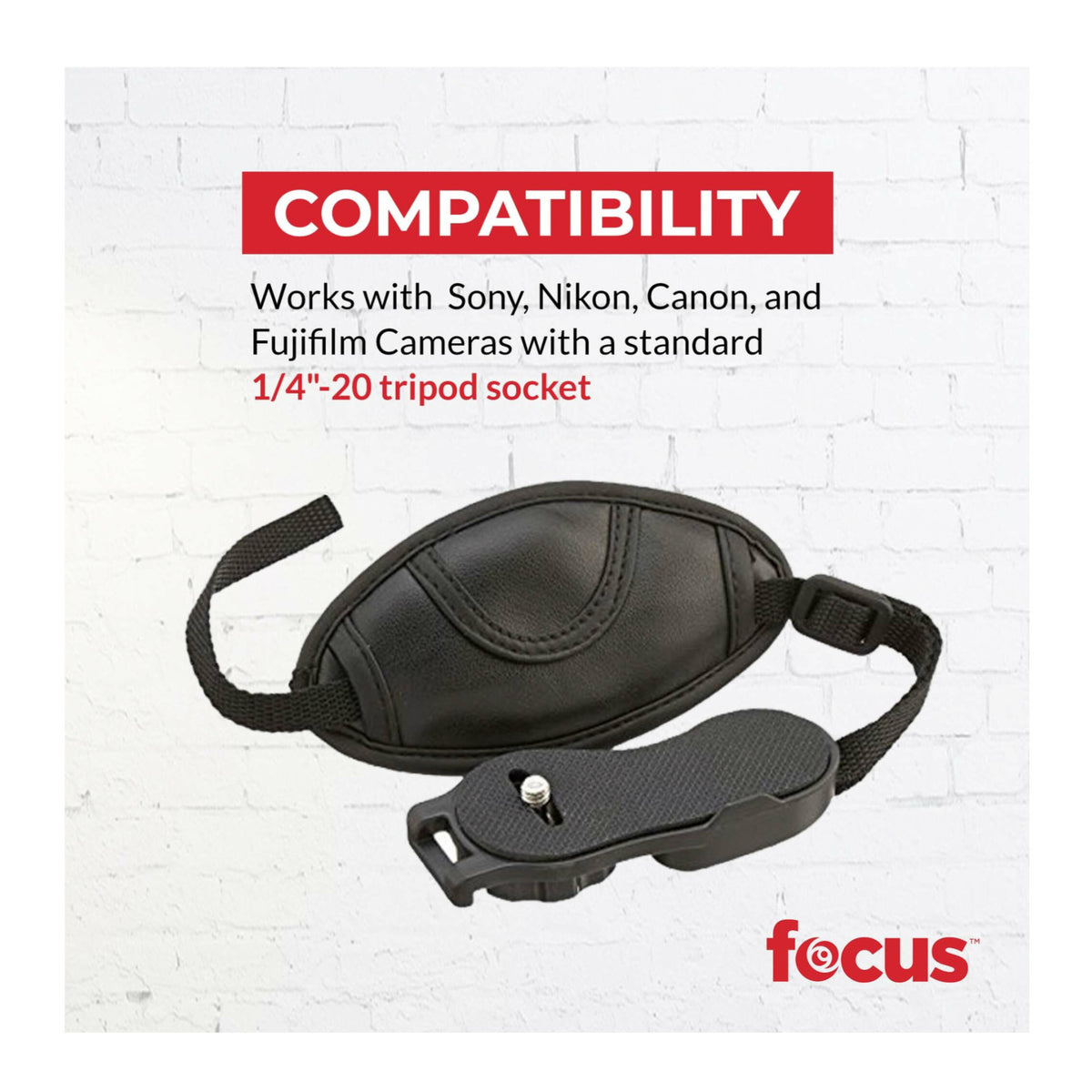 Focus Camera Professional Wrist Grip Strap for Digital and Film SLR Cameras