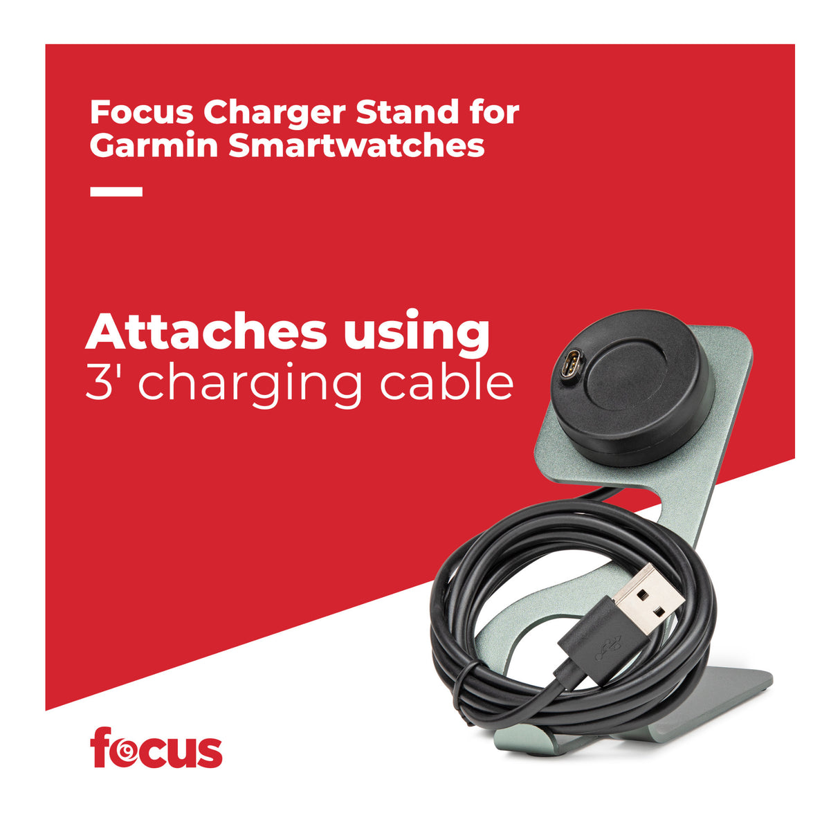 Focus Camera Portable Charger Stand and USB Charging Cable