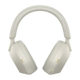 Sony WH-1000XM5 Wireless Noise Canceling Over-Ear Headphones (Silver) Bundle